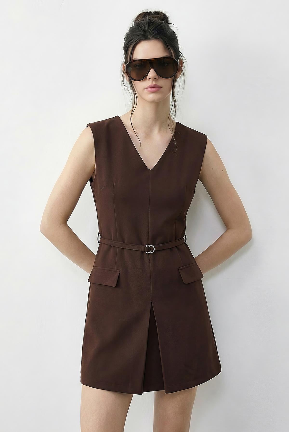 Women's Dark Brown Dress