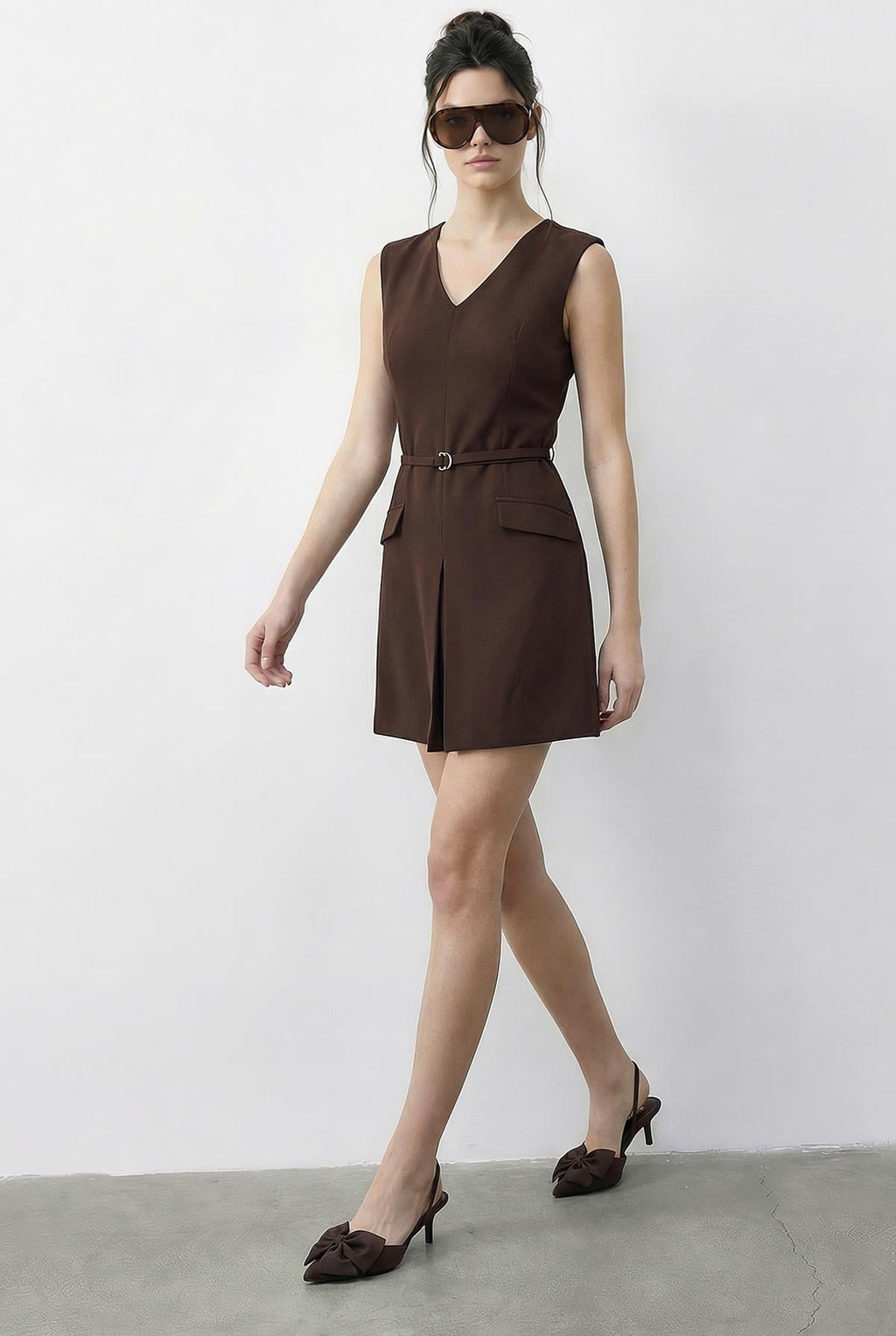 Dark Brown Dress - 57822