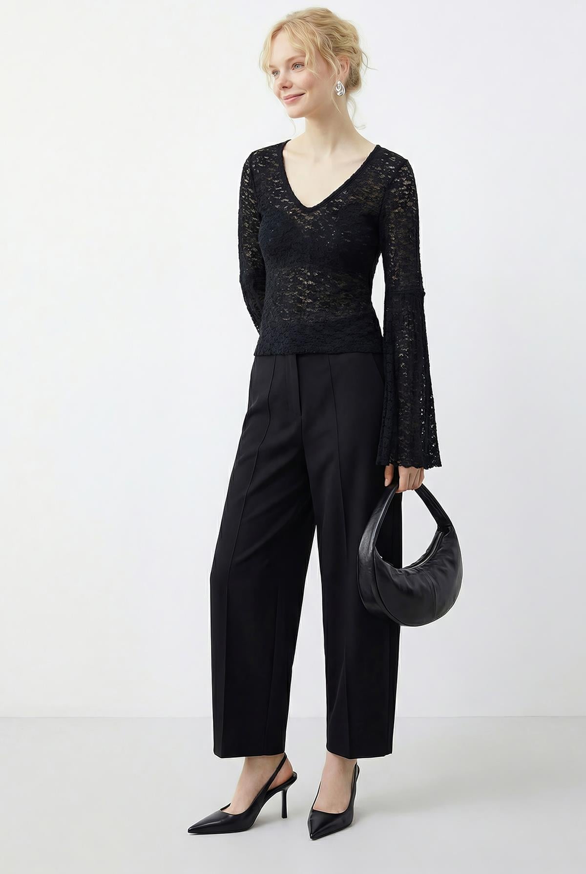 Women's Black Blouse