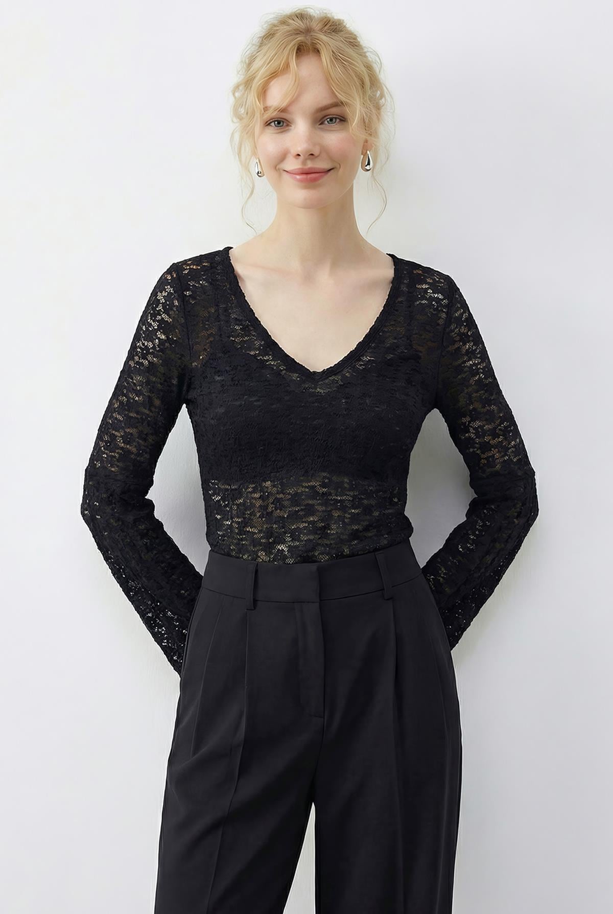 Women's Black Blouse