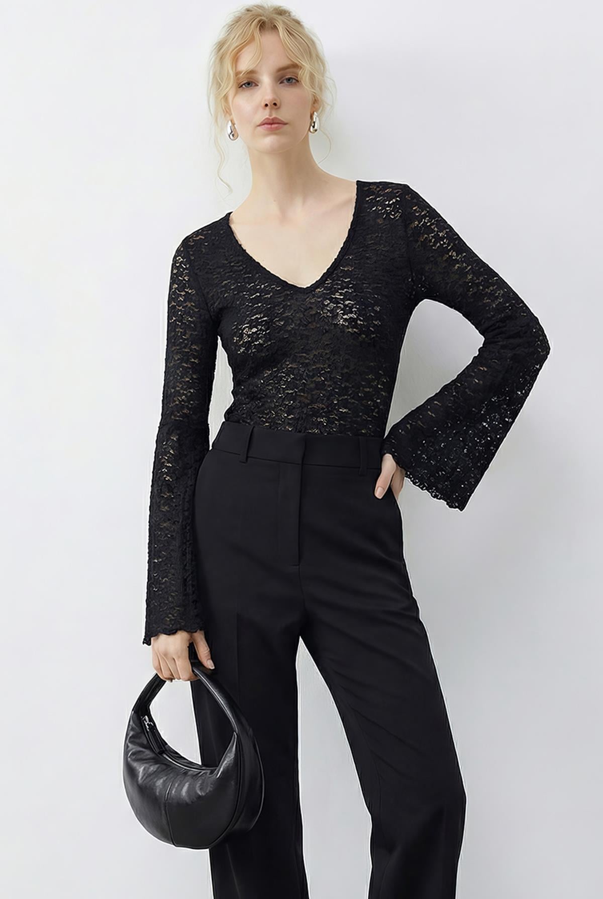 Women's Black Blouse