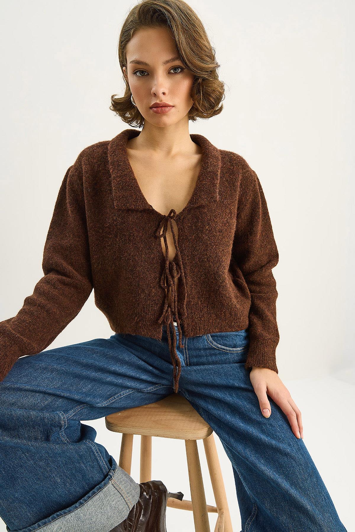 Brown‎ Cardigan