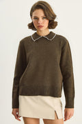 Brown‎ Sweater