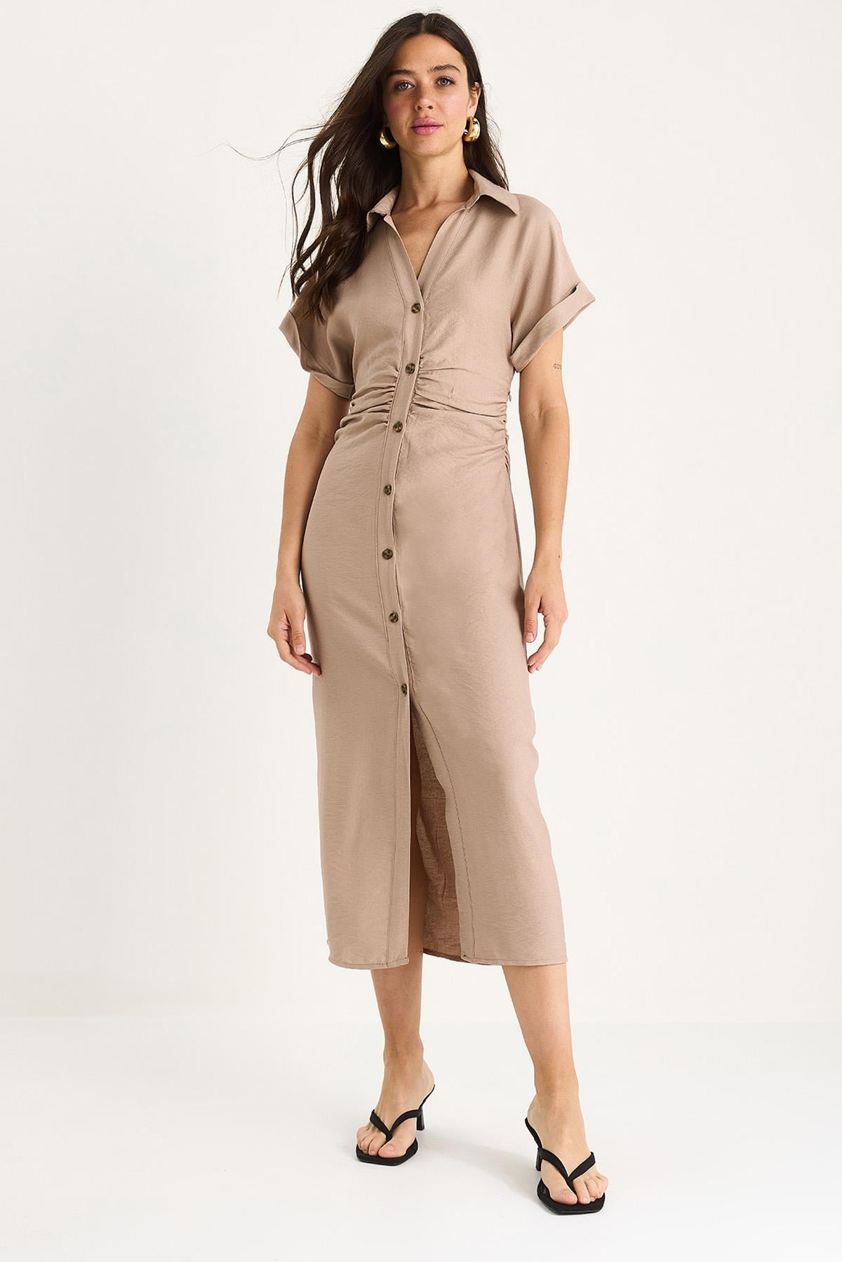 Beige‎ Dress