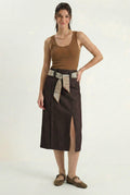 Dark Brown Skirt