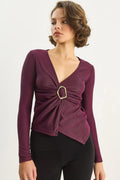 Purple‎ Blouse