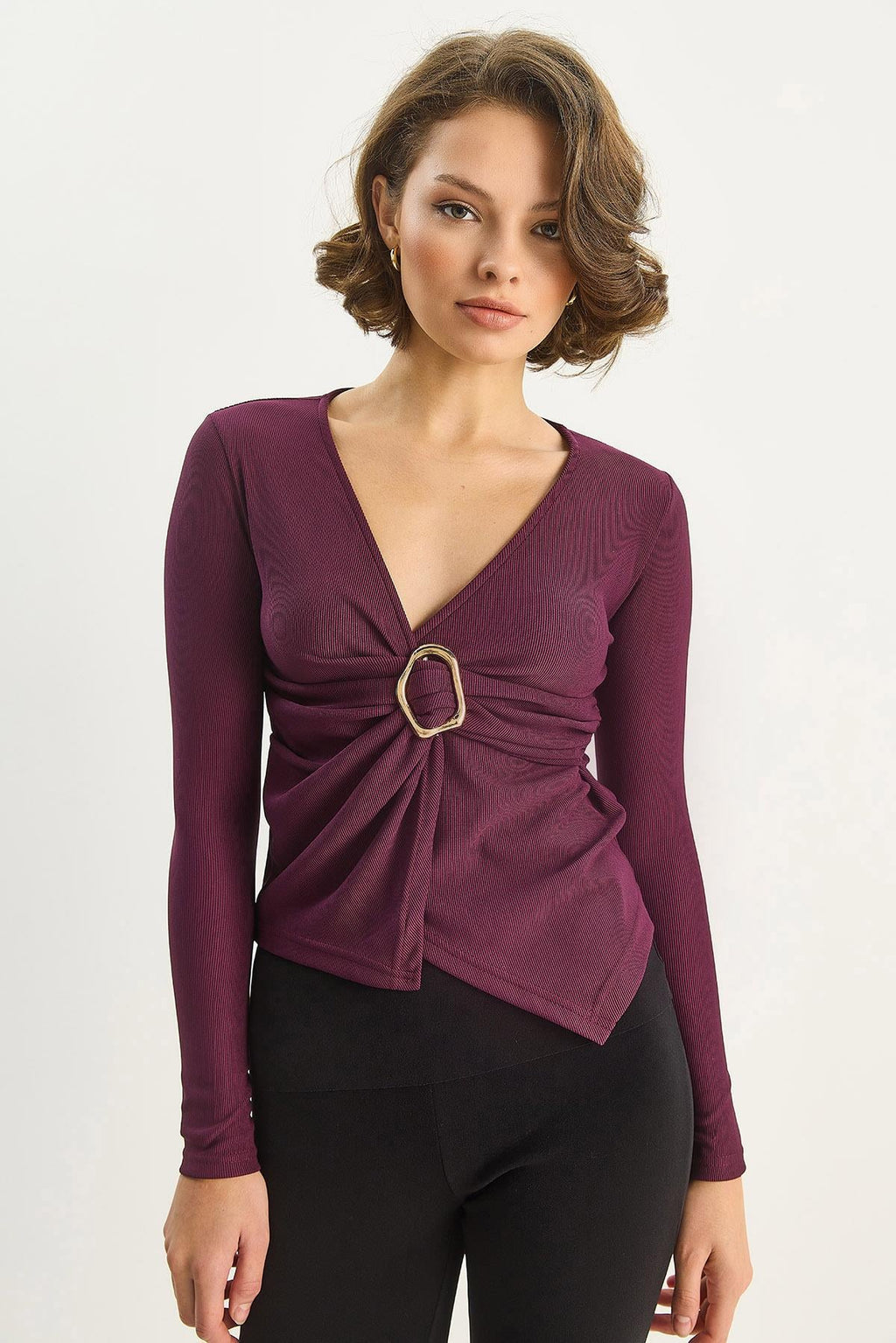 Purple‎ Blouse