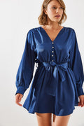 Blue‎ Dress