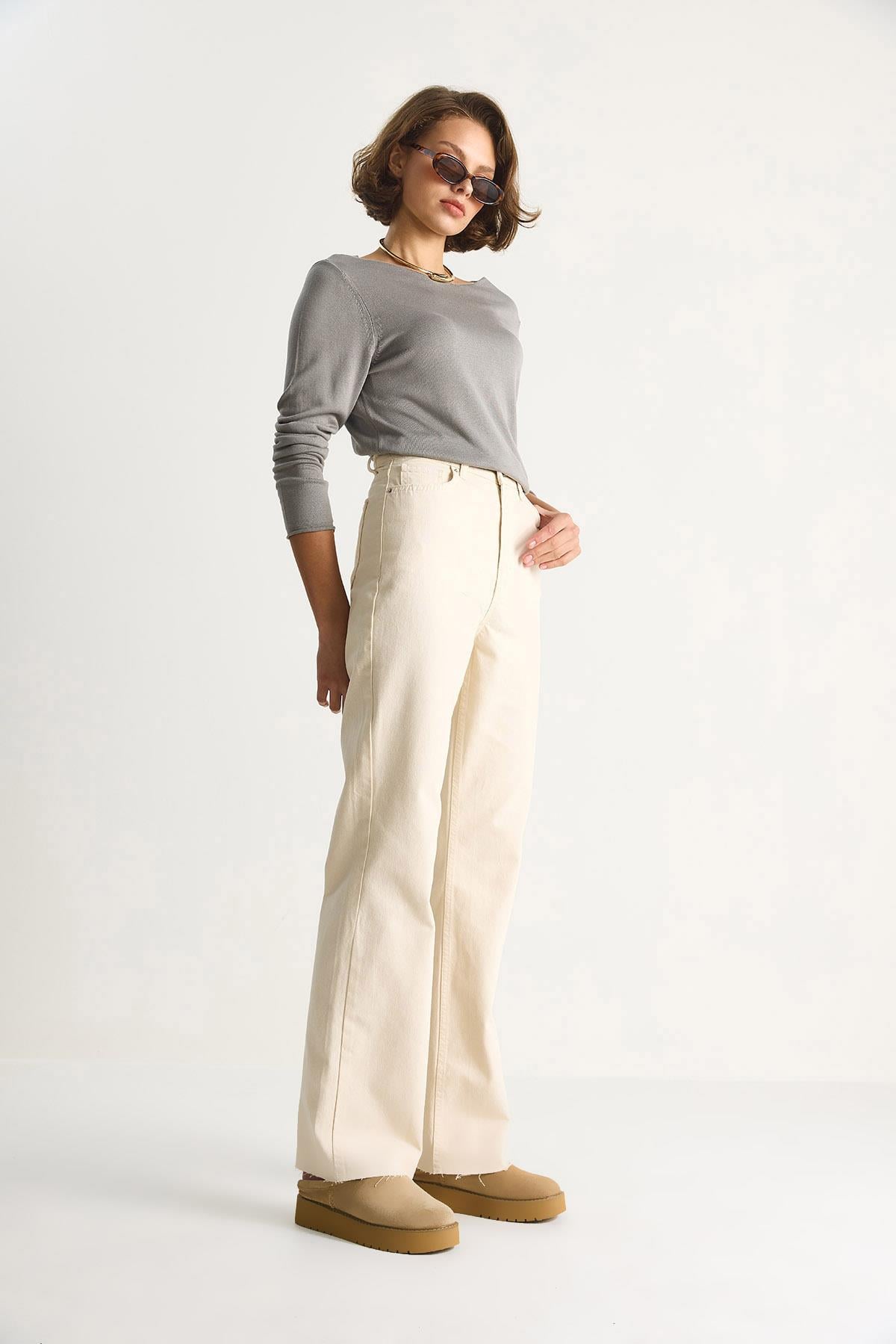Beige‎ Pants - 55795