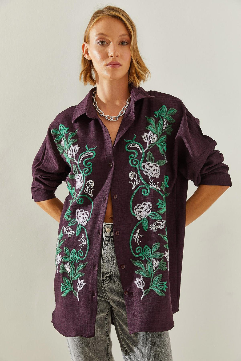 Purple‎ Shirt
