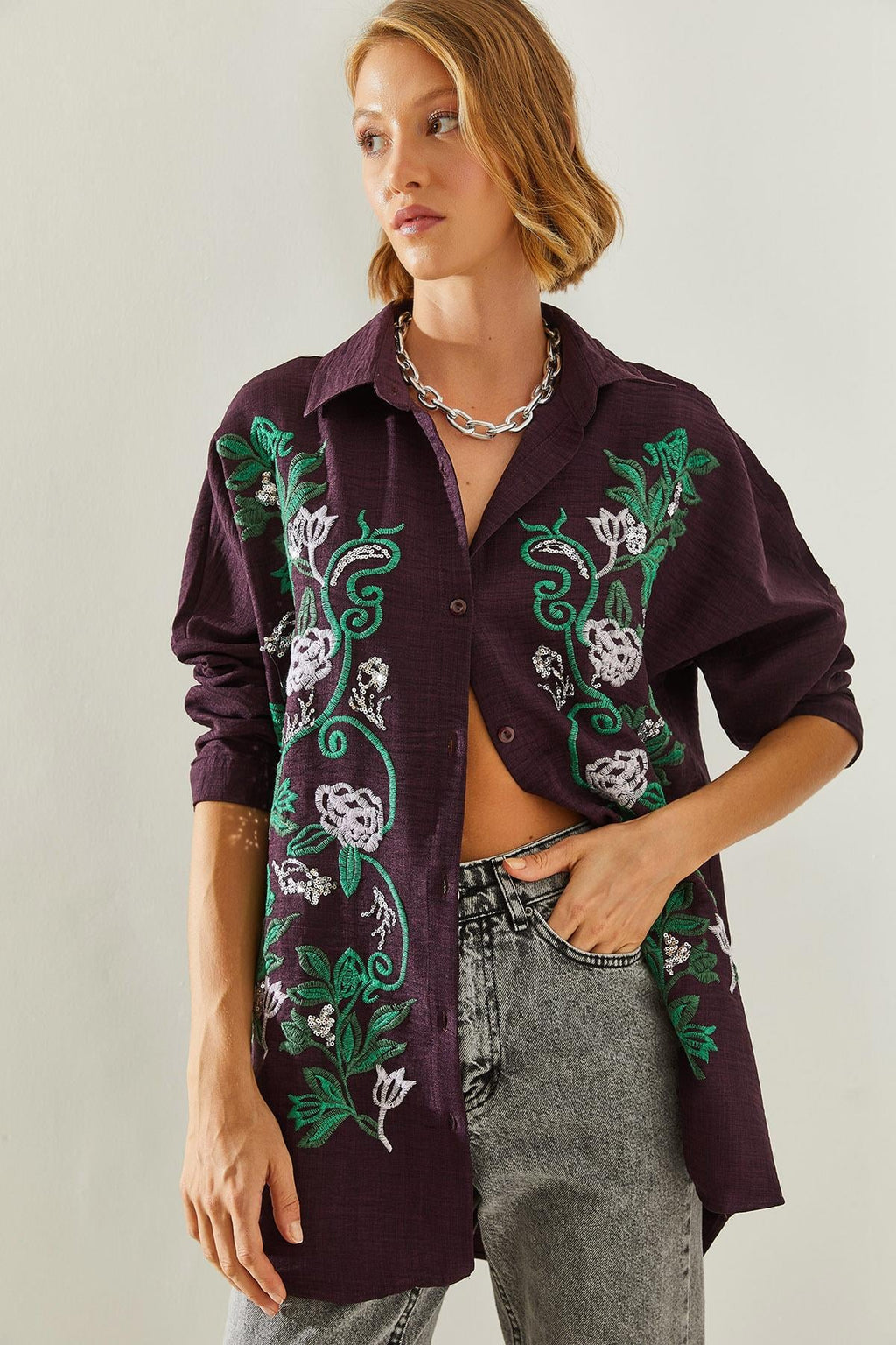 Purple‎ Shirt