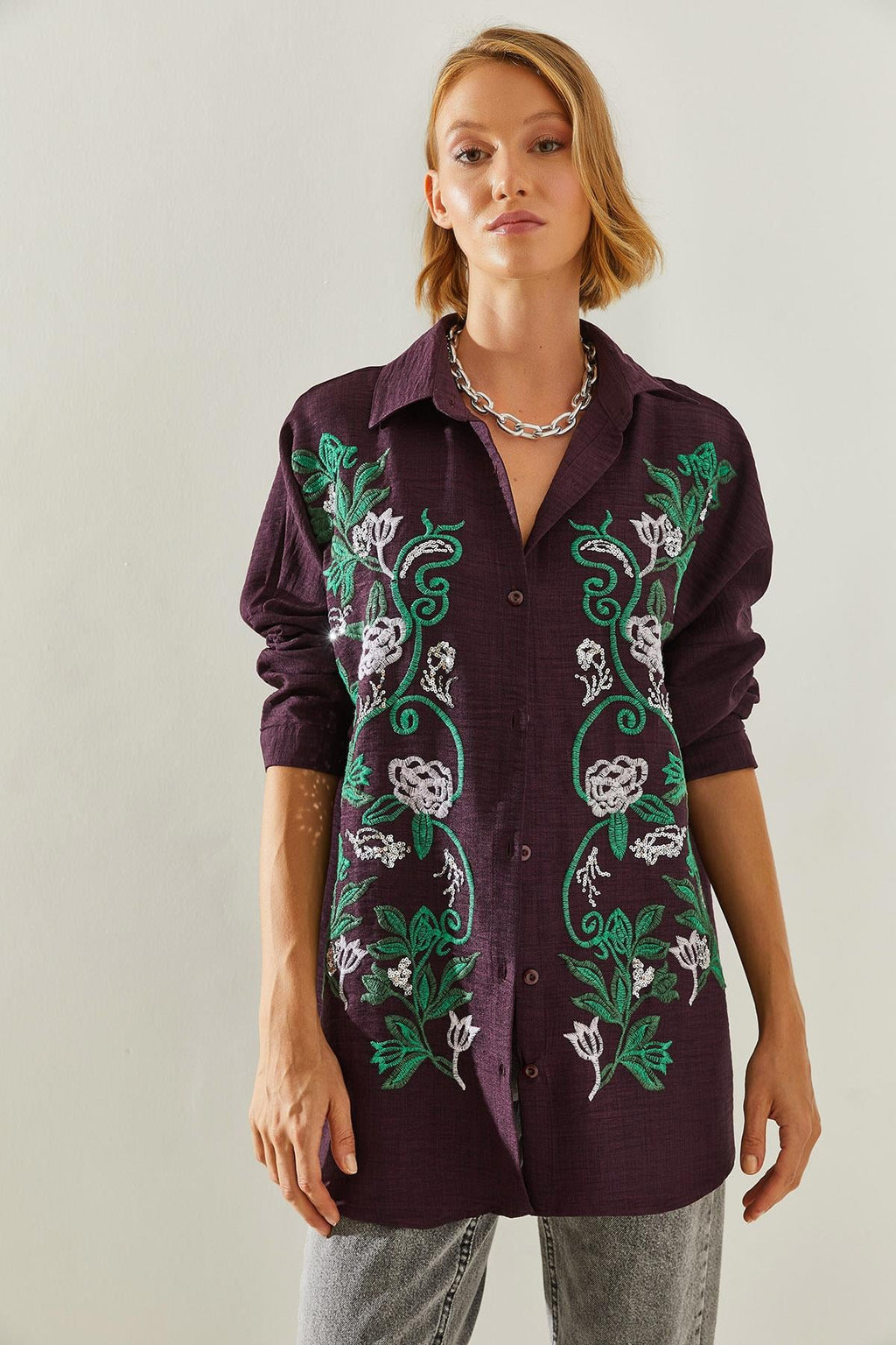 Purple‎ Shirt