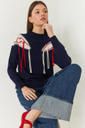 Blue‎ Sweater