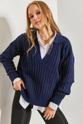 Blue‎ Sweater