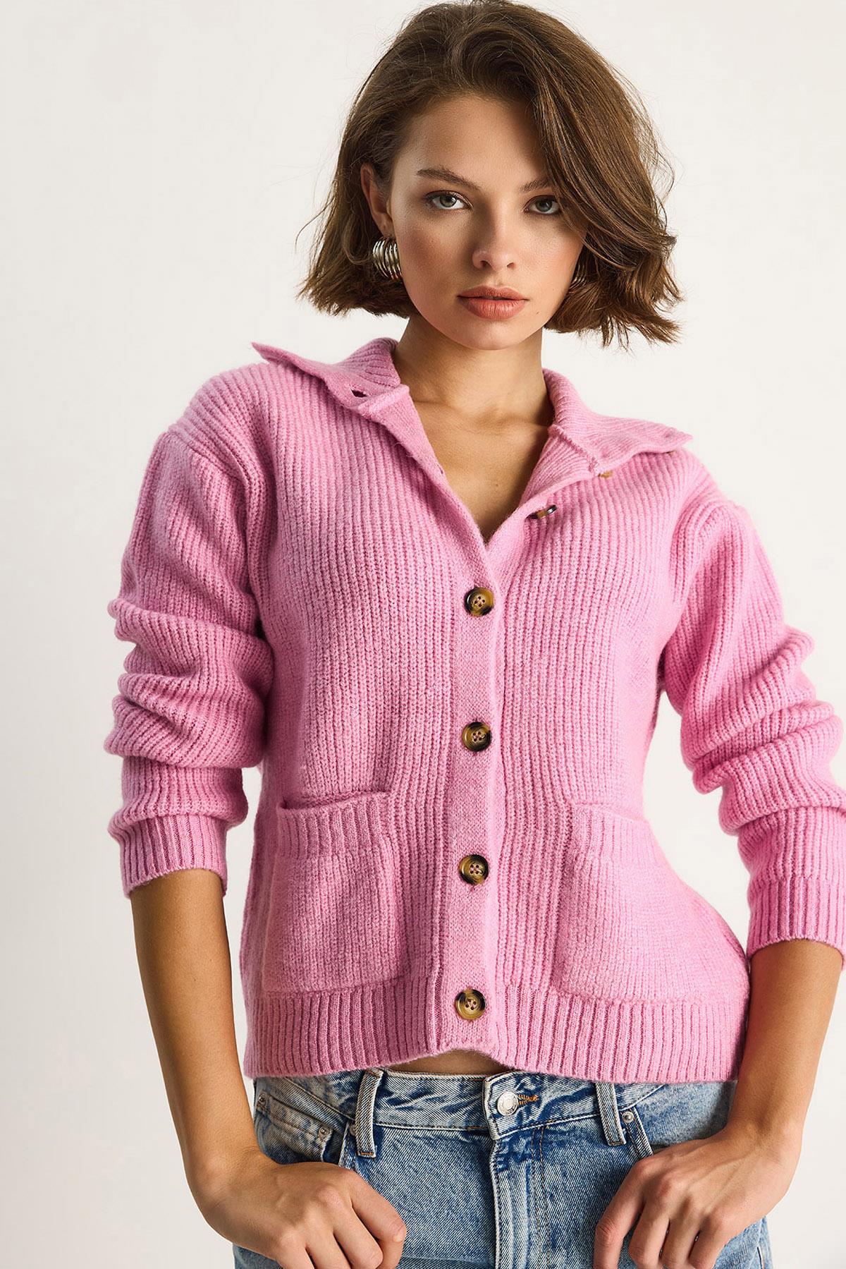 Pink‎ Cardigan