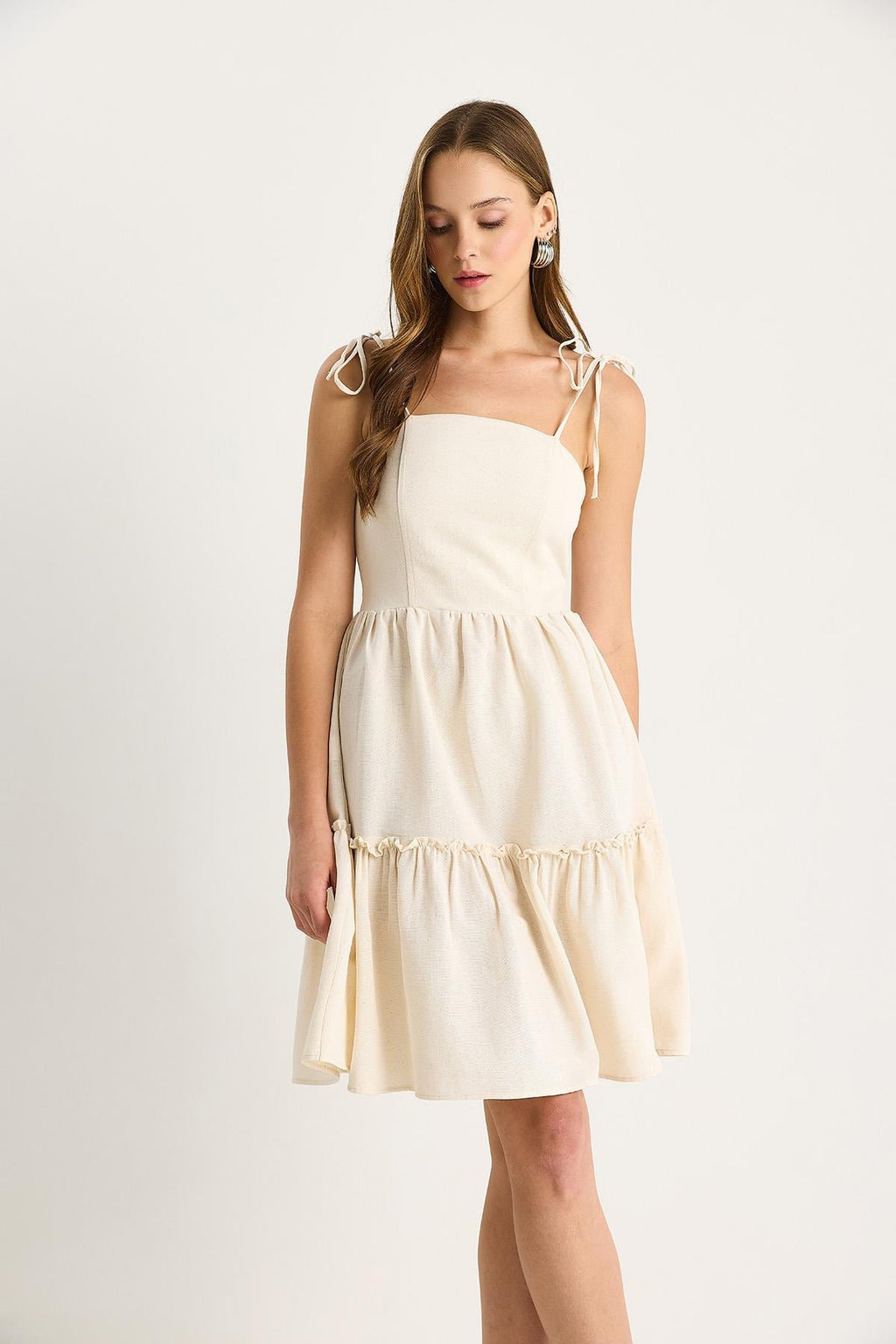 Beige‎ Dress