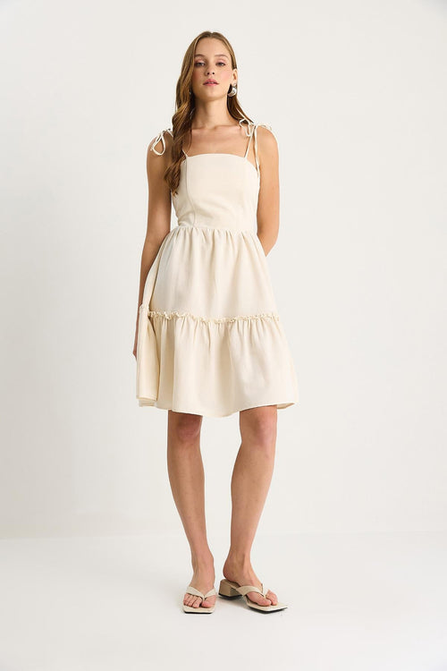 Beige‎ Dress