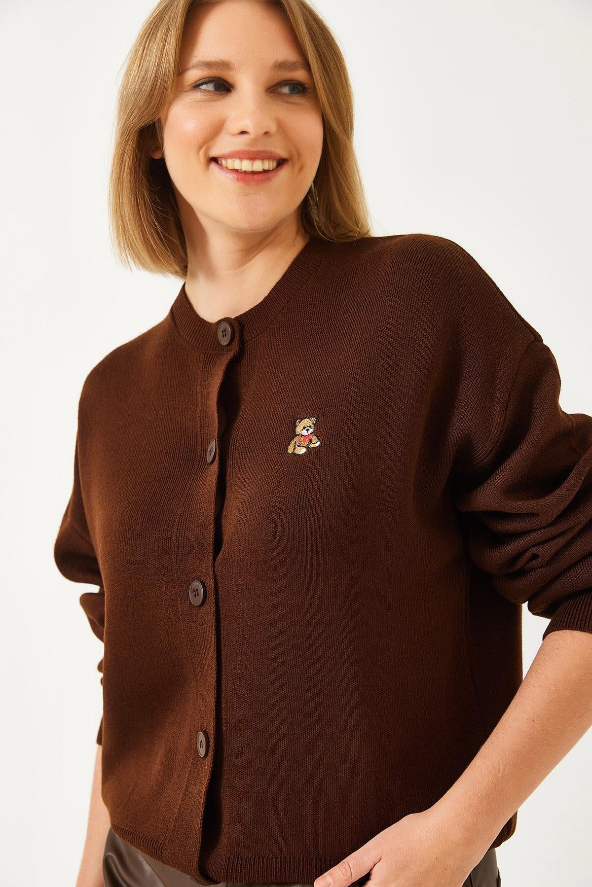 Brown‎ Cardigan
