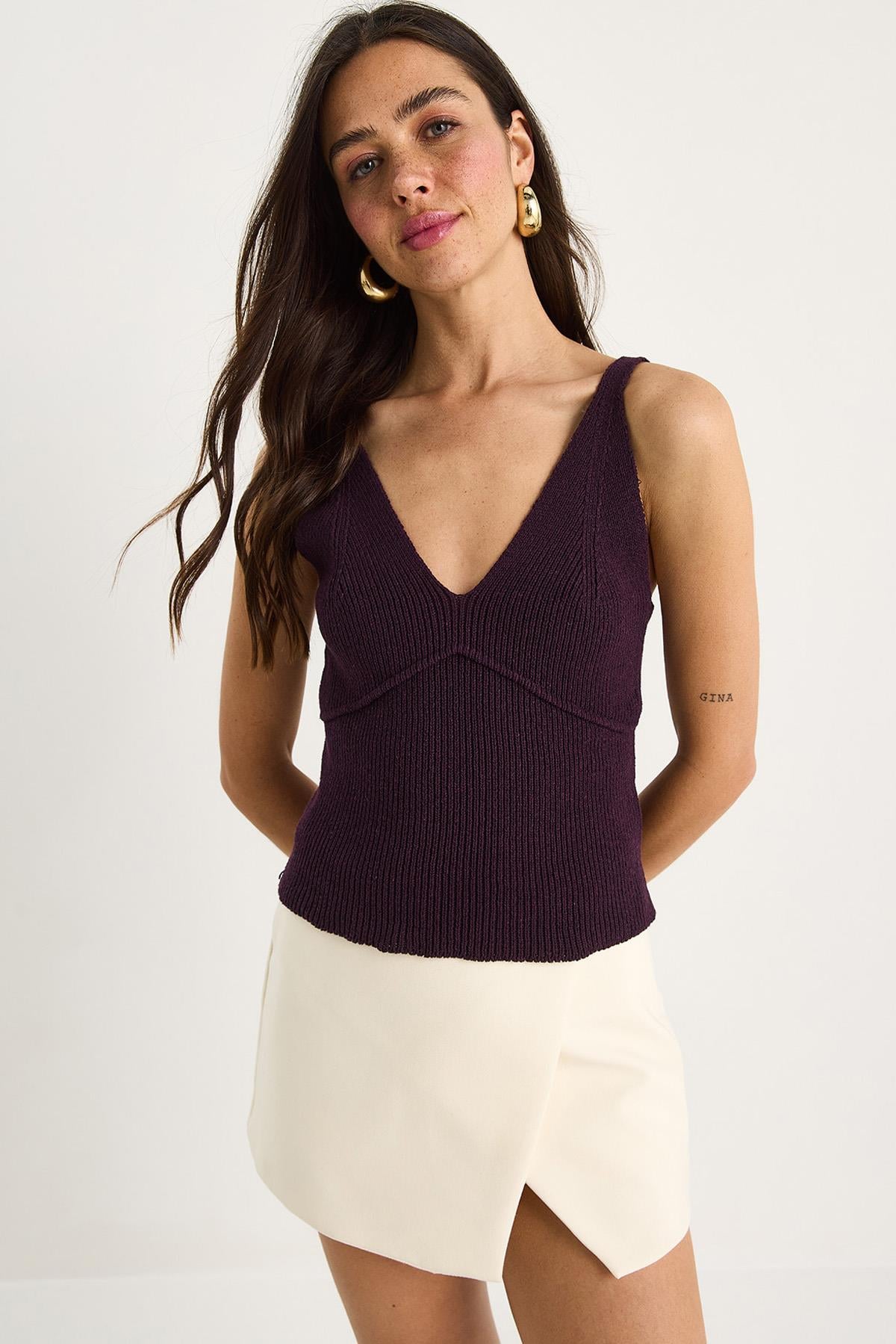 Purple‎ Blouse