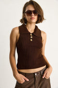 Brown‎ Blouse