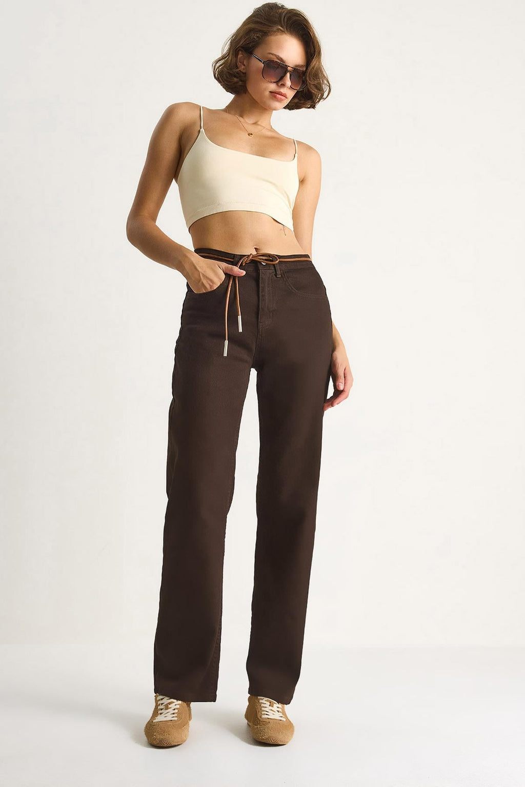 Brown‎ Pants